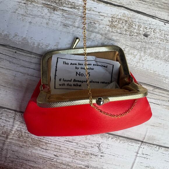 VTG Koret Purse Handbag Black Leather Top Handle Flap Close Coin Purse Retro MCM - Picture 12 of 16